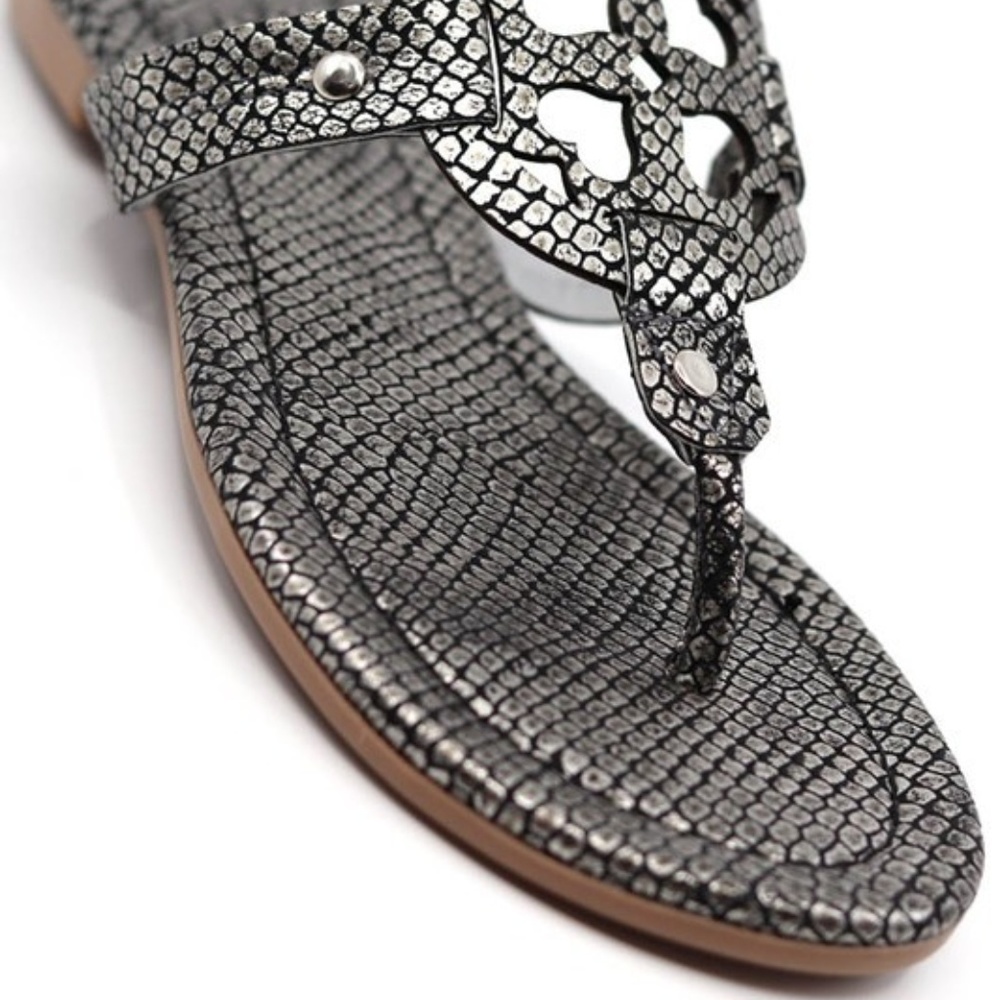 SADIE-2 SILVER CROCO